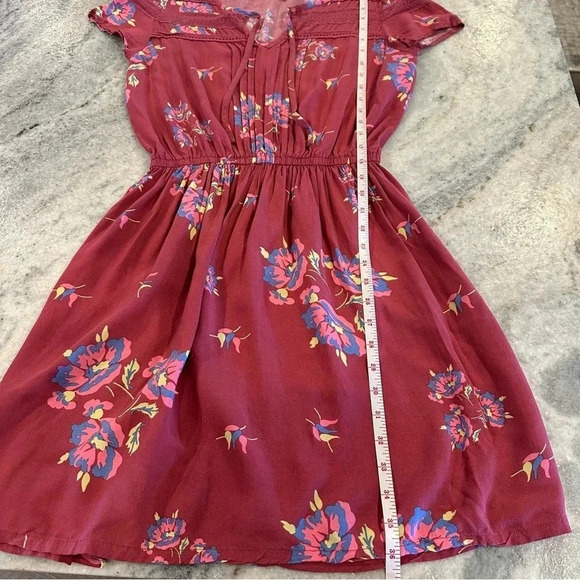 Matilda Jane Womens Make Believe Art Class Mini Dress Floral Short Sleeve Siz… - Picture 8 of 9